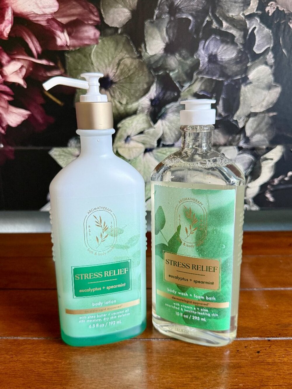NEW 2-Pc Eucalyptus Spearmint Body Lotion & Wash Full Size Bath & Body Works